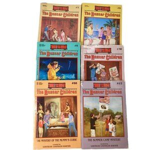 The Boxcar Children Gertrude Chandler Paperback Lot of 6 Paperback Vintage 80s